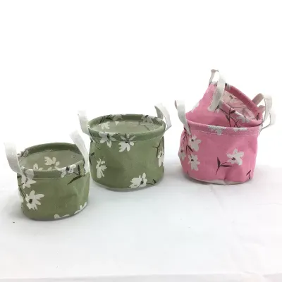 Cs-cachepot stoffa d.16 ass. (set 2)