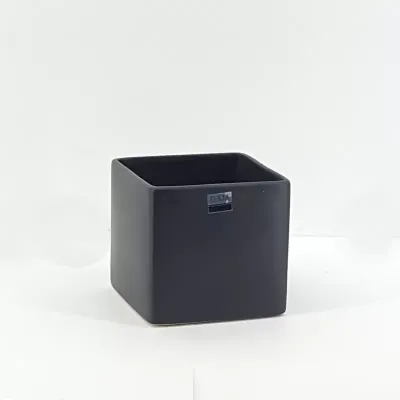 Basic-cubo 11x11 nero opaco