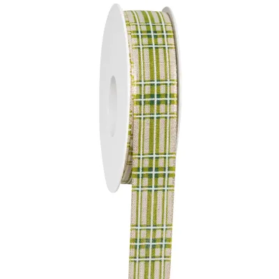 Nastro tartan insp.mm.25 m.18 verde