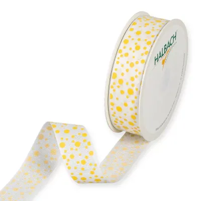 Nastro dots mm.25 m.18 giallo