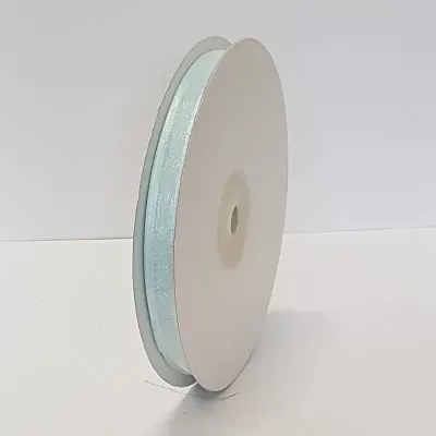 Nastro organza brd. mm.10 m.50 azzurro