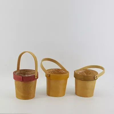 Cachepot tondo legno d.13