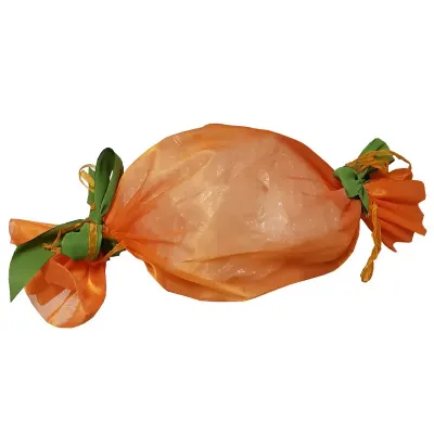 Portacolomba organza arancio
