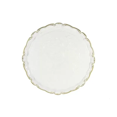 Piatto pvc 33 bianco
