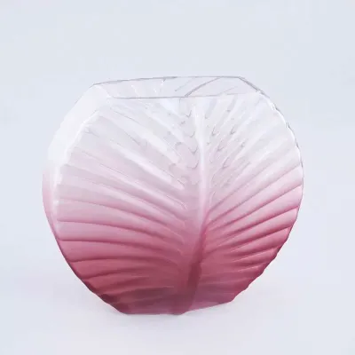 Df-vaso foglia h.22 rosa