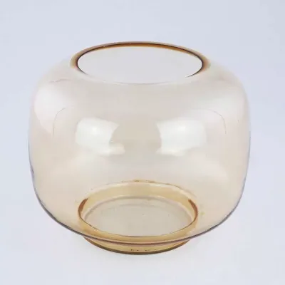 Dm-vaso vetro h.19 marrone