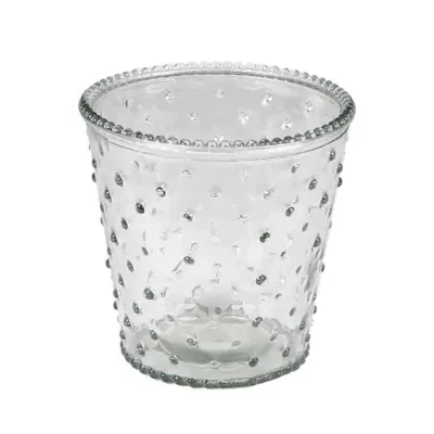 Vaso vetro d.13 trasparente