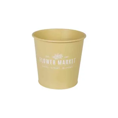 Fm-cachepot latta d.17 giallo