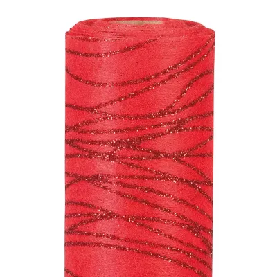 Bobina tn 0,75x09 tnt glitter rosso