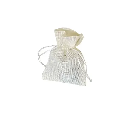 Sacchettino tela 09x12 crema (pz.10)