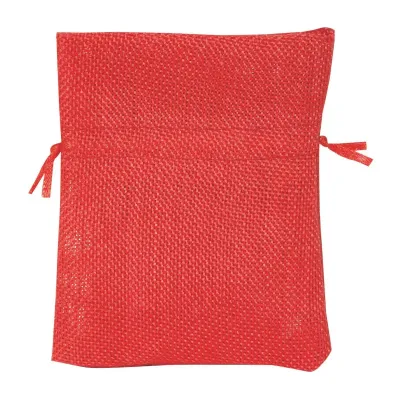 Sacchettino tela 09x12 rosso (pz.10)