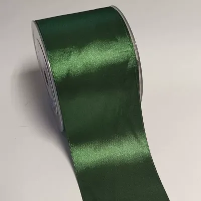 Nastro satin mm.70 m.25 verde scuro