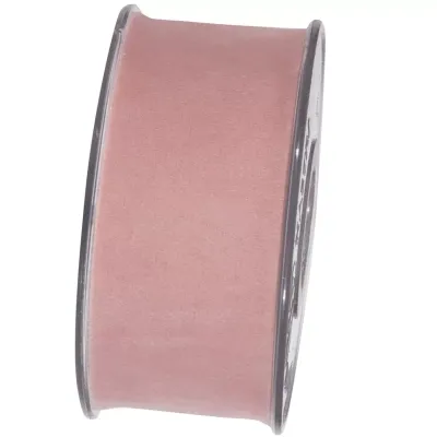 Nastro dbl velvet mm.40 m.07 rosa