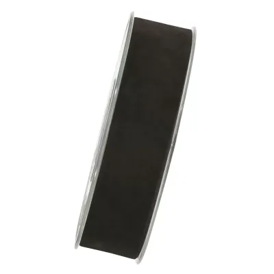 Nastro dbl velvet mm.25 m.07 nero