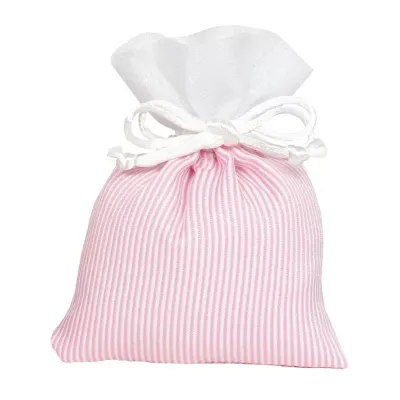 Sacchettino tessuto 09x12 rosa (pz.10)
