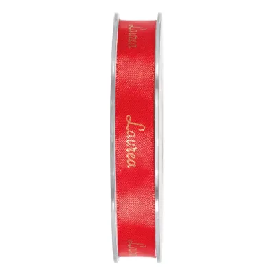 Nastro laurea mm.12 m.25 red-gold