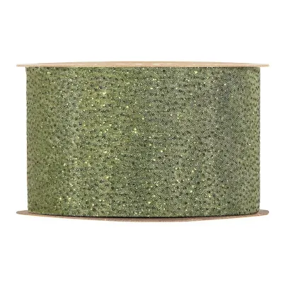 Nastro mm.63 m.20 glittering verde