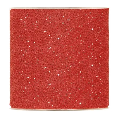 Nastro mn.100 m.20 glittering rosso