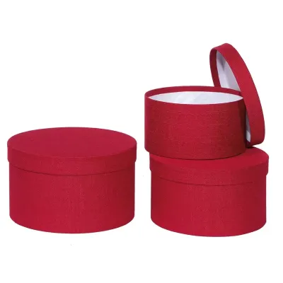 Scatola lyon d.19 rosso (set 3)