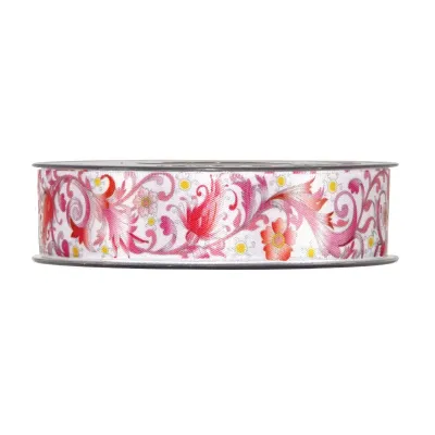 Nastro stile fiorentino mm.25 m.15 fucsia