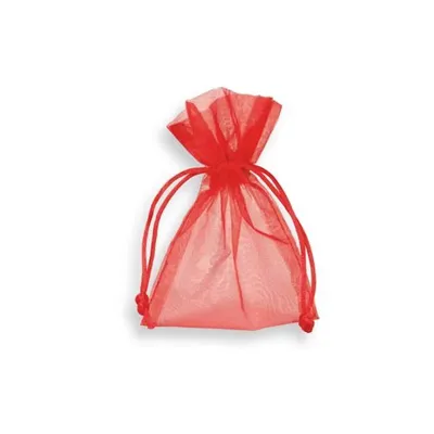 Sacchettino 09x12 rosso (pz.10)