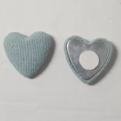 Cuore adesivo tessuto (24 pz.)