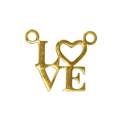 Scritta love 2x2,4 oro