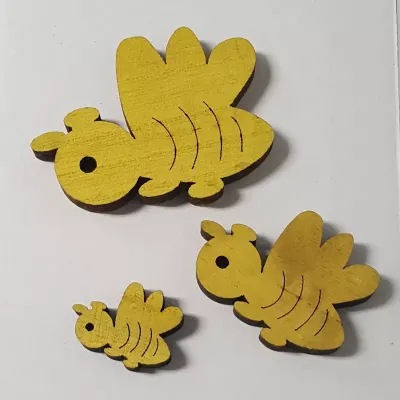 Ape legno forato (28 pz.)