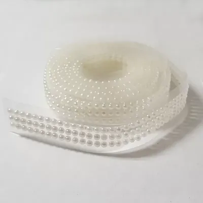 Nastro di perle adesive su 3 linee (1,5 mt.)
