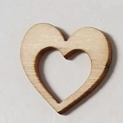 Cuore legno (16 pz.)
