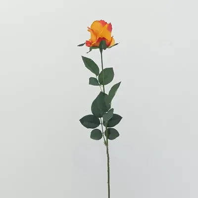 Rosa bocciolo cm. 70 arancio