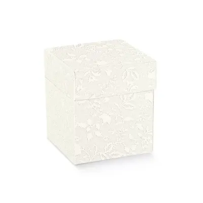 Scatola 10x10 h.09 bianco (pz.10)