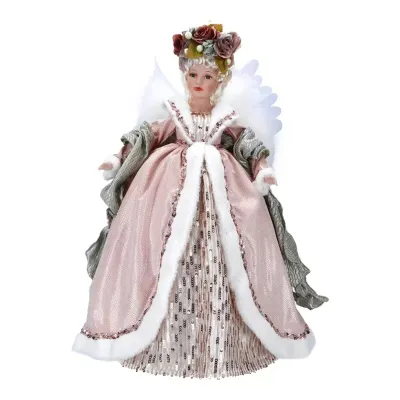 Angelo animato h.65 rosa