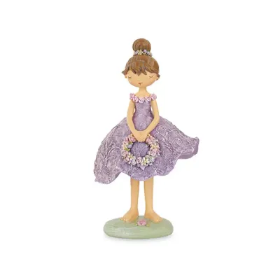 Bb-bambina resina h.20 lilla