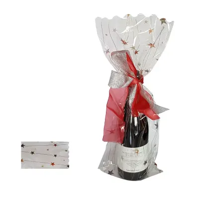 Buste 18x50 trasparente smerlata stampata (pz.50)