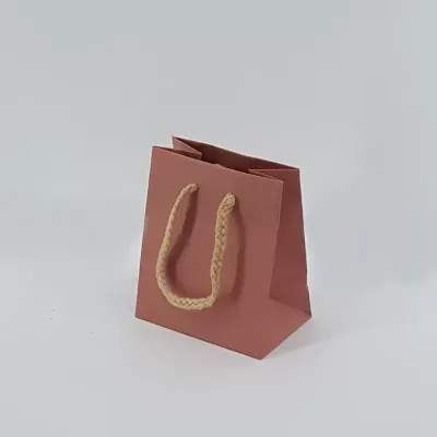 Shopper kraft colors 16x19 rosa (12pz)