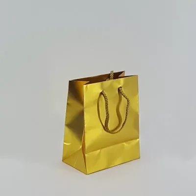 Shopper shop 12x15 giallo oro (12pz)