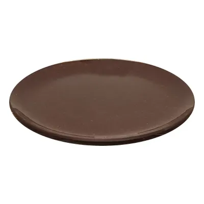 Piatto vetro 33 marrone