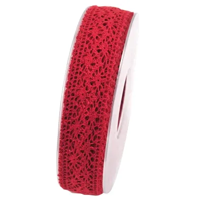 Nastro spitze mm.25 m.15 rosso