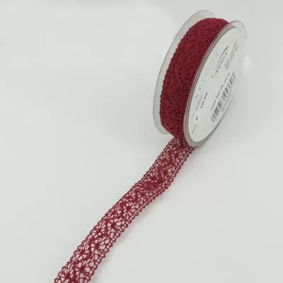Nastro spitze mm.25 m.15 bordeaux