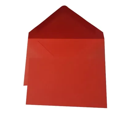 Biglietto + busta a 7x11 rosso (pz.100)