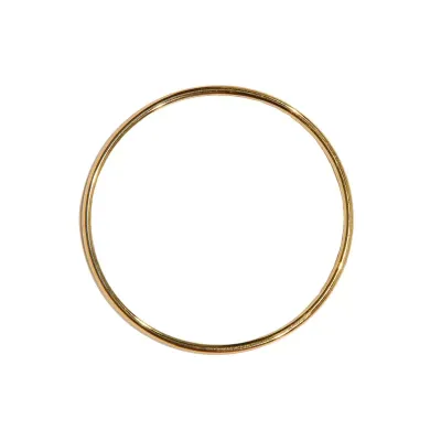 Anello metallo d.6,5 oro (pz.12)