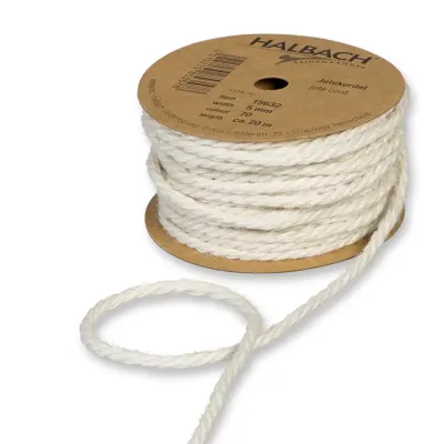 Cordino jute mm.5 mt.25 crema