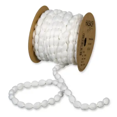 Cordino pompon mm.08 m.15 bianco