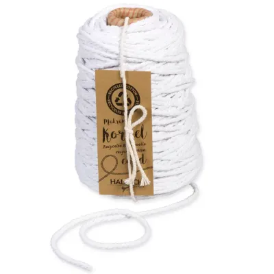 Cordino cotone mm.05 m.80 bianco