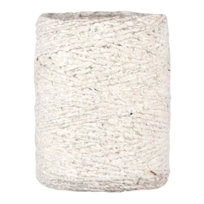 Cordoncino recycled m.100 bianco