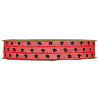 Nastro org.graduation mm.06 m.25 rosso