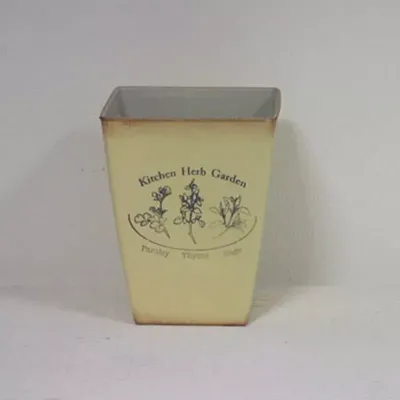 Cesto alto pvc 13x13 giallo