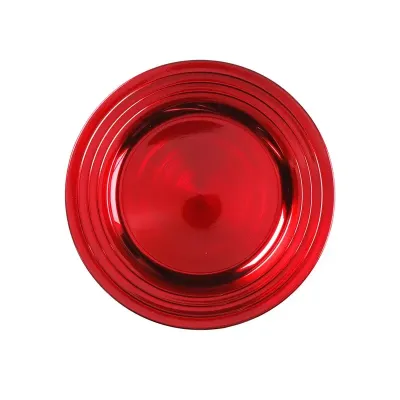 Piatto pvc 33 rosso