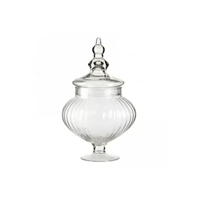 Vaso con coperchio d.19 h.31